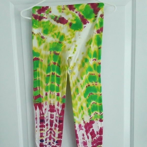 GIRL'S HAND-DYED COTTON LEGGINGS - Picture 3 of 8